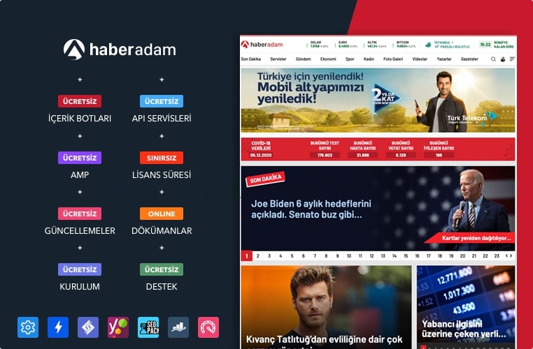 WordPress Haber Teması-HaberAdam