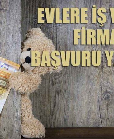 Evlere Fason İş Veren Firmalar Ek İş Para Kazanma