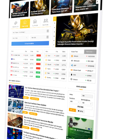 Wordpress Finans Teması SEO uyumlu ve Responsive