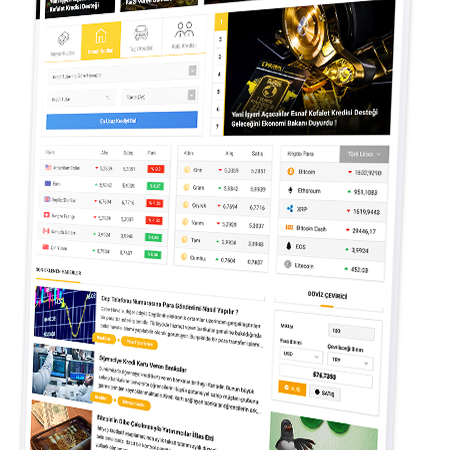 Wordpress Finans Teması SEO uyumlu ve Responsive