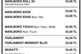 Son dakika:Sigara zam listesi ne kadar ve kaç TL oldu?