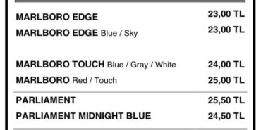 Son dakika:Sigara zam listesi ne kadar ve kaç TL oldu?