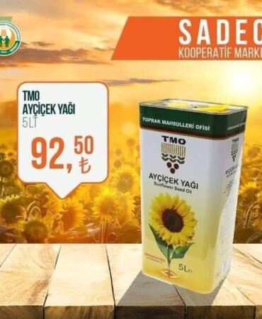 Tarım Kredi, tarım kredi aktüel ürünler, Tarım Kredi indirimleri, TMO ayçiçek yağı, tarım kredi ayçiçek yağı fiyatları, sıvı yağ fiyatları