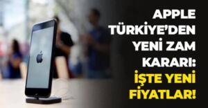 Apple ürünlerinin Türkiye fiyatlarına zam