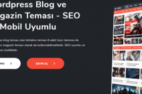 En Yeni Wordpress Haber Teması - SEO ve Mobil Uyumlu