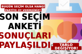 Seçim anketinden çıkan sonuç şaşırttı! Seçimin kaderini kararsız seçmen belirleyecek
