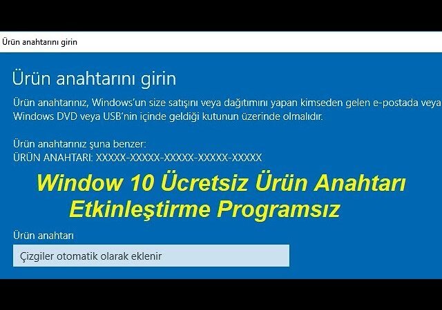 Bedeva Windows 10 Lisans Anahtarı - Windows 10 Pro Etkinleştirme
