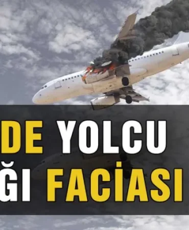 133 kişiyi taşıyan yolcu uçağı düştü!