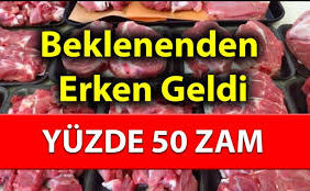 Et ve Süt Kurumu Açıkladı: Kırmızı Ete Zam! Kırmızı Et Fiyatları Ne Kadar Oldu? Ete Ne Kadar Zam Geldi?