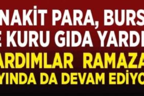 İhtiyacı olanlara maddi yardım sağlayan kurum ve kuruluşlar