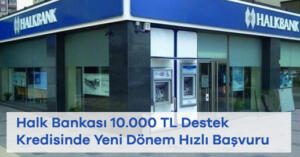 Halkbank temel ihtiyaç kredisi başvurusu! Halkbank 10.000 TL kredi başvurusu sorgulama ekranı