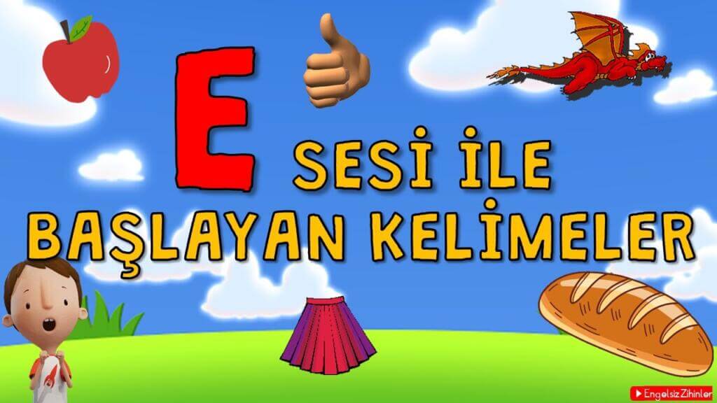 E Harfi İle Başlayan Eş Anlamlı Kelimeler, Anlamları