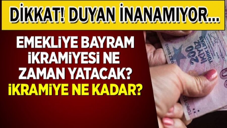 Emekli Bayram Ikramiyelerinin ödenme Tarihi Belli Oldu | Onlarnediyo.Com