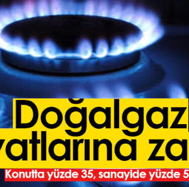 Doğalgaz fiyatlarına 1 Nisan 2022 itibarıyla zam yapıldı.