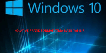Windows 10 Format Atma ! (CD'siz - Programsız)Windows 7 8 9 10 11 Format Nasıl Atılır