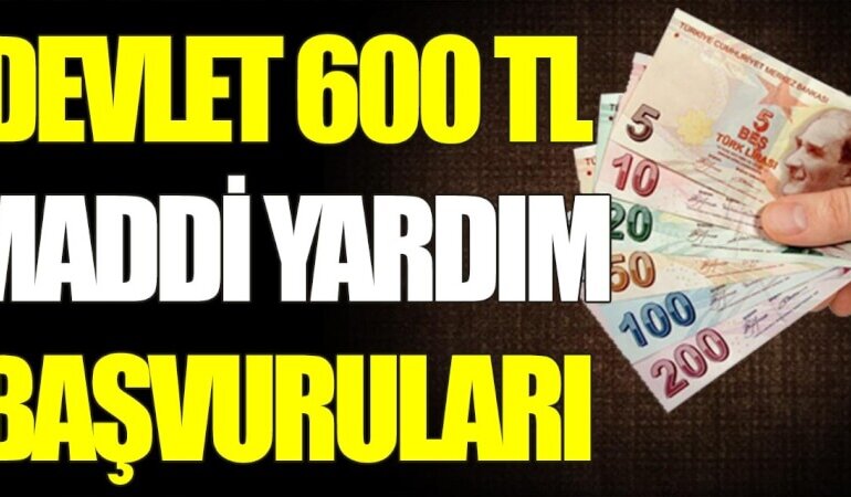 Çocuğu Olana 600 TL Yardım