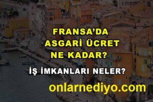 Fransa'da asgari ücret ne kadar? Fransa İş Başvurusu Fransa'da 2022 asgari ücret kaç euro?