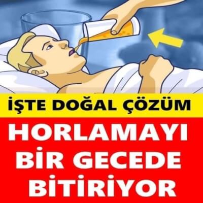 Bir Türlü Çözemediğiniz Horlama Probleminizden Kurtulmanız İçin Doğal Yöntem!