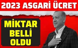 Cumhurbaşkanı Erdoğan duyurdu, asgari ücret zammı belli oldu! 2023 Yeni asgari ücret ne kadar oldu?