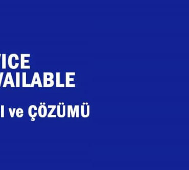 503 Service Unavailable Hatası