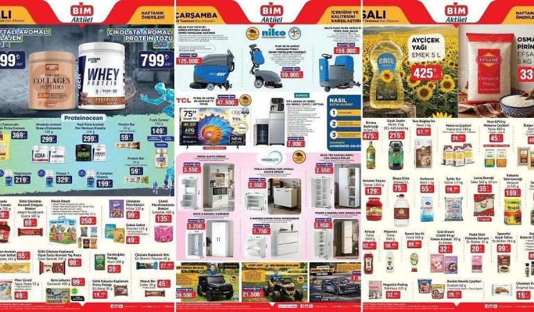 BİM 7 Temmuz 2026 Aktüel Ürünler Kataloğu indirimli market ürünleri